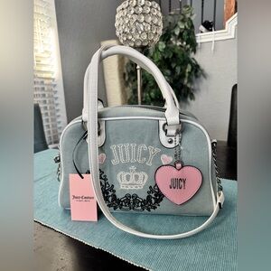 Juicy Couture Retro Chic denim bowler bag